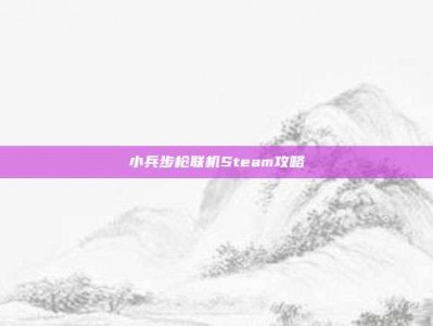 小兵步枪联机Steam攻略
