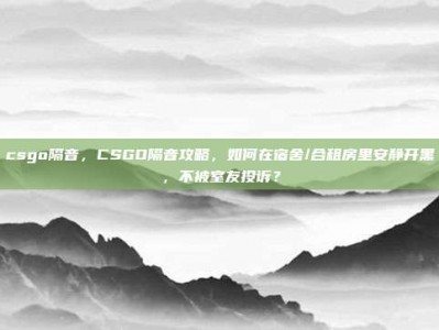 csgo隔音，CSGO隔音攻略，如何在宿舍/合租房里安静开黑，不被室友投诉？