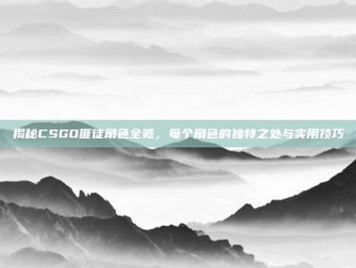 揭秘CSGO匪徒角色全览，每个角色的独特之处与实用技巧