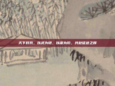 天下好兵，以武为铠，以谋为阶，共赴征途之辉