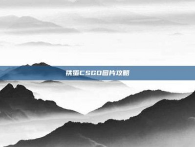 铁蛋CSGO图片攻略
