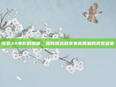 探索3A电影的奥秘，如何挑选和享受高质量的视觉盛宴