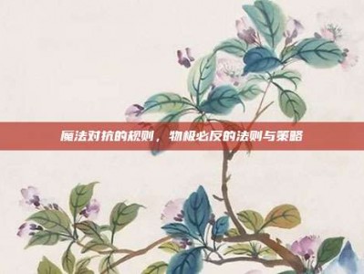 魔法对抗的规则，物极必反的法则与策略