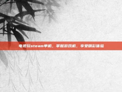 电视玩steam单机，掌握游戏机，享受精彩体验