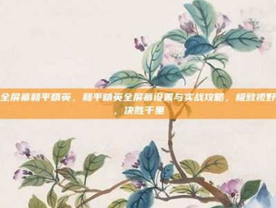 全屏幕和平精英，和平精英全屏幕设置与实战攻略，极致视野，决胜千里
