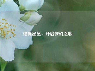 炫舞星星，开启梦幻之旅