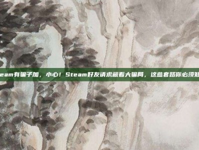 steam有骗子加，小心！Steam好友请求藏着大骗局，这些套路你必须知道