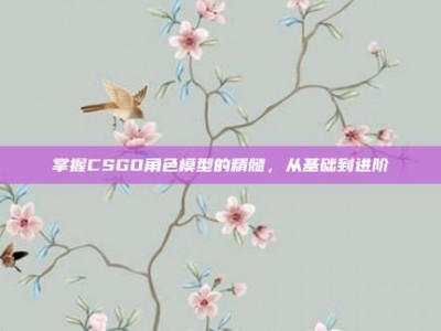 掌握CSGO角色模型的精髓，从基础到进阶