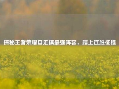 探秘王者荣耀自走棋最强阵容，踏上连胜征程