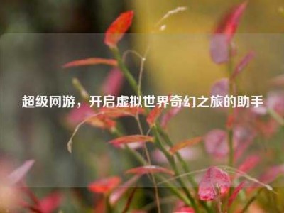 超级网游，开启虚拟世界奇幻之旅的助手