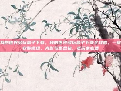 我的世界多玩盒子下载，我的世界多玩盒子下载全攻略，一键安装模组、光影与整合包，老玩家必备