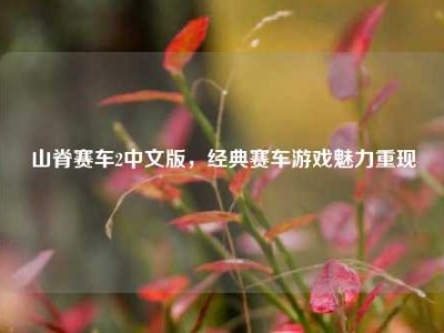 山脊赛车2中文版，经典赛车游戏魅力重现