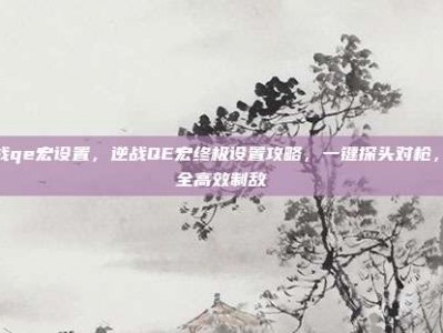 逆战qe宏设置，逆战QE宏终极设置攻略，一键探头对枪，安全高效制敌