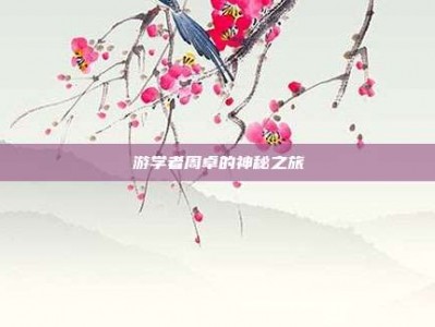 游学者周卓的神秘之旅