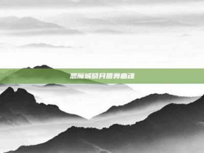 恶魔城晓月圆舞曲魂