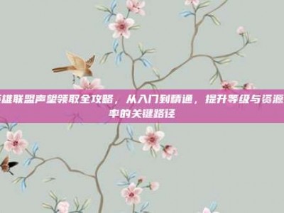 英雄联盟声望领取全攻略，从入门到精通，提升等级与资源效率的关键路径