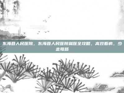 东海县人民医院，东海县人民医院就医全攻略，高效看病，少走弯路