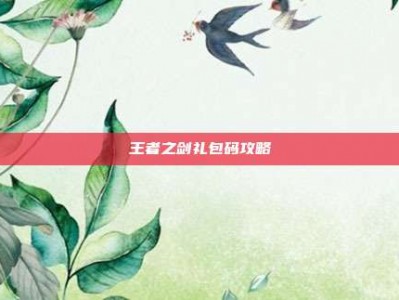 王者之剑礼包码攻略