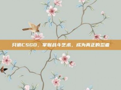 只狼CSGO，掌握战斗艺术，成为真正的忍者