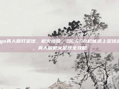 csgo真人版打足球，枪火绿茵，当CSGO枪械遇上足球战术，真人版枪火足球全攻略