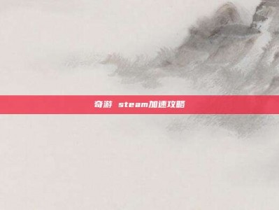 奇游 steam加速攻略