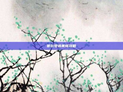 赛尔号迅黄蜂攻略