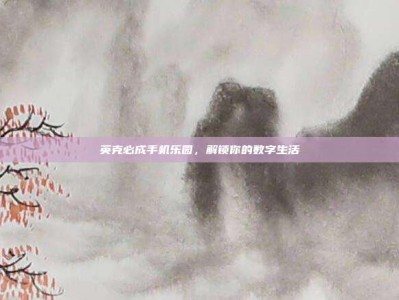 英克必成手机乐园，解锁你的数字生活