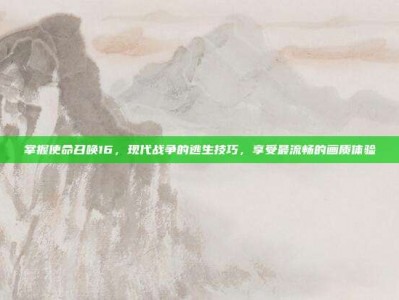掌握使命召唤16，现代战争的逃生技巧，享受最流畅的画质体验