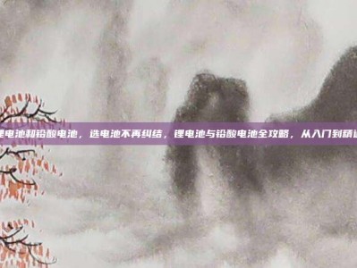 锂电池和铅酸电池，选电池不再纠结，锂电池与铅酸电池全攻略，从入门到精通