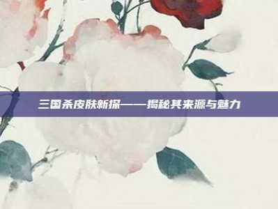 三国杀皮肤新探——揭秘其来源与魅力