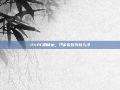 PUBG粉体恤，玩家的时尚新选择