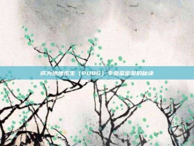 成为绝地求生（PUBG）专业鉴定员的秘诀