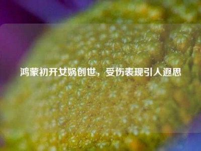 鸿蒙初开女娲创世，受伤表现引人遐思