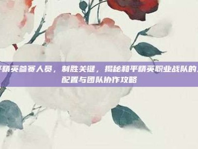 和平精英参赛人员，制胜关键，揭秘和平精英职业战队的人员配置与团队协作攻略