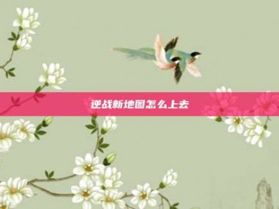 逆战新地图怎么上去