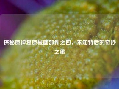 探秘原神复原械画部件之四，未知背后的奇妙之旅