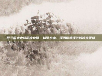 梦三国太史慈深度攻略，以梦为血，挥洒俊逸锋芒的传奇英雄