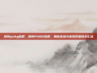 郑州pubg贴吧，郑州PUBG贴吧，钢枪圣地与电竞梦想的交汇点
