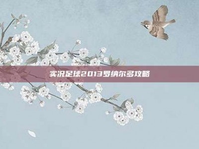 实况足球2013罗纳尔多攻略