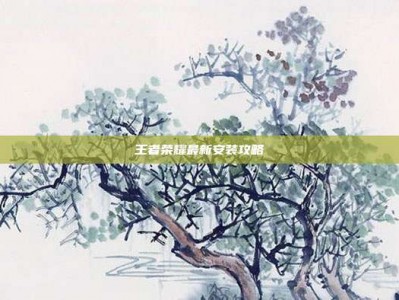 王者荣耀最新安装攻略