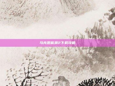 马克思佩恩2下载攻略