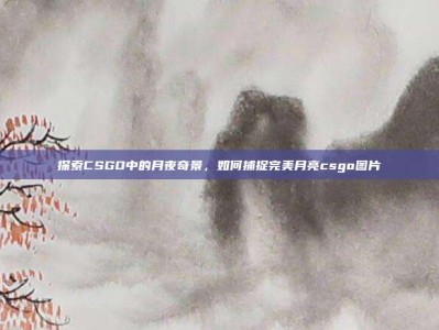 探索CSGO中的月夜奇景，如何捕捉完美月亮csgo图片