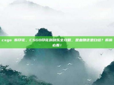 csgo 拆印花，CSGO印花刮刮乐全攻略，是血赚还是白给？拆前必看！