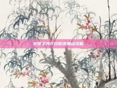 火炬之光2双枪流加点攻略