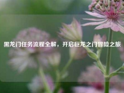 黑龙门任务流程全解，开启巨龙之门冒险之旅