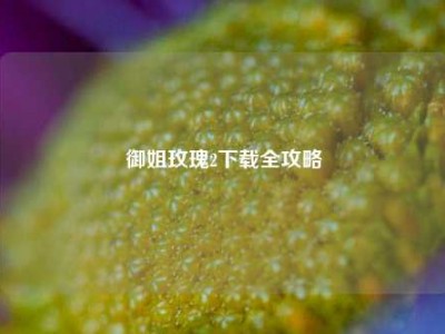 御姐玫瑰2下载全攻略