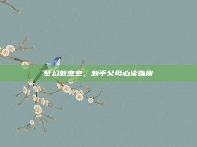 梦幻新宝宝，新手父母必读指南