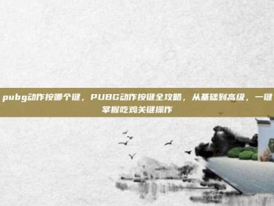pubg动作按哪个键，PUBG动作按键全攻略，从基础到高级，一键掌握吃鸡关键操作