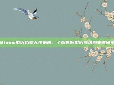 Steam申诉档案大小指南，了解影响申诉成功的关键因素