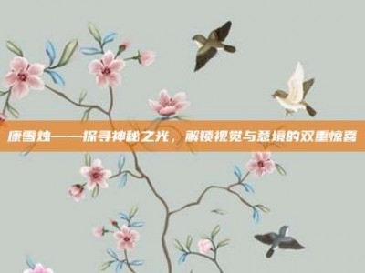 康雪烛——探寻神秘之光，解锁视觉与意境的双重惊喜
